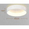 Plafón de Techo LED 32W, Color Blanco A++