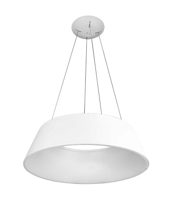 Lámpara Colgante Trapecio, Color Blanco, 36W LED, Luz Cálida, A++