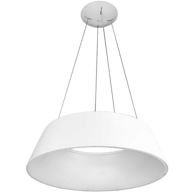 Lámpara Colgante Trapecio, Color Blanco, 36W LED, Luz Cálida, A++