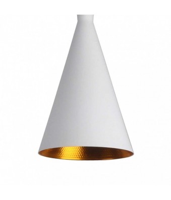 Trío de Lámparas Colgantes Blancas y Doradas - Minimalistas