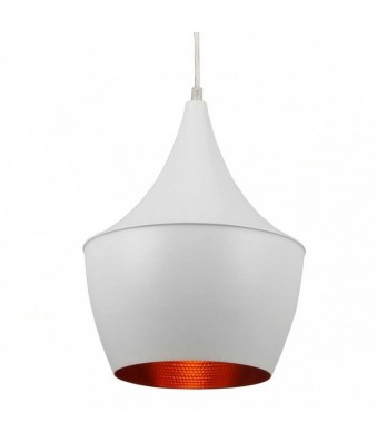 Trío de Lámparas Colgantes Blanco y Dorado - Minimalistas