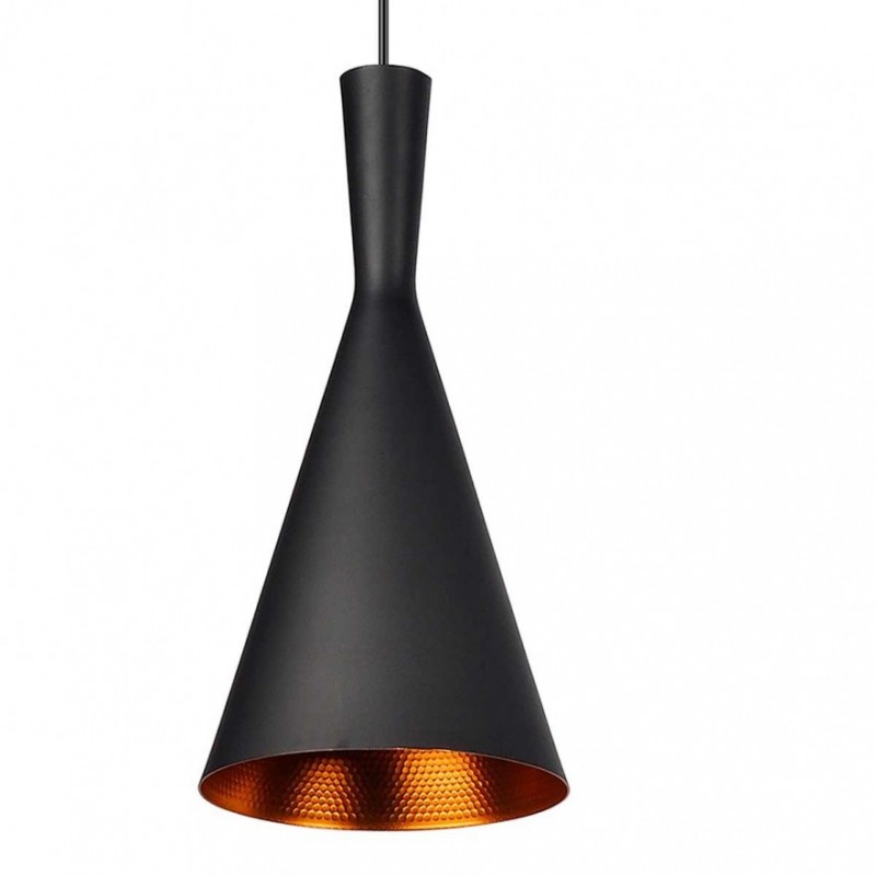 Trío de Lámparas Colgantes Negro y Dorado - Minimalistas