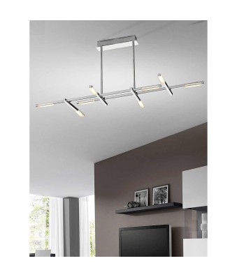 Lámpara Colgante Cristal, Estilo Esfera Farol, Colores Dorado y Ambar, A+