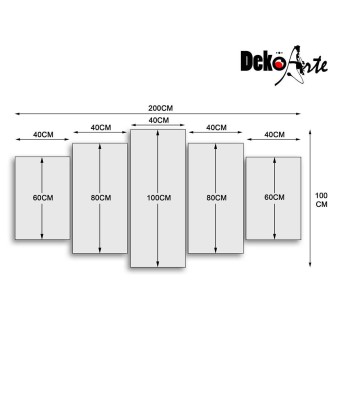 Cuadro Tríptico Estilo Cuatro Estaciones