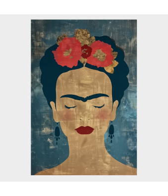 CUADRO MODERNO FRIDA CONTEMPLATIVA