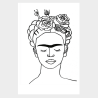 CUADRO MODERNO FRIDA MINIMALISTA