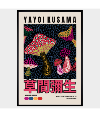 CUADRO MODERNO HONGOS KUSAMA