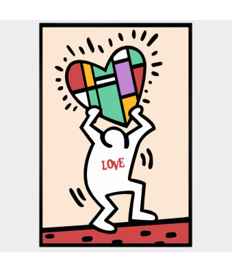 ARTE MODERNO LOVE HARING