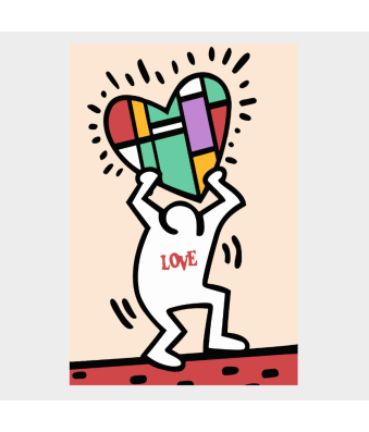 ARTE MODERNO LOVE HARING