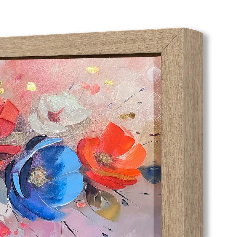 CUADRO PINTADO A MANO ARMONIA FLORAL