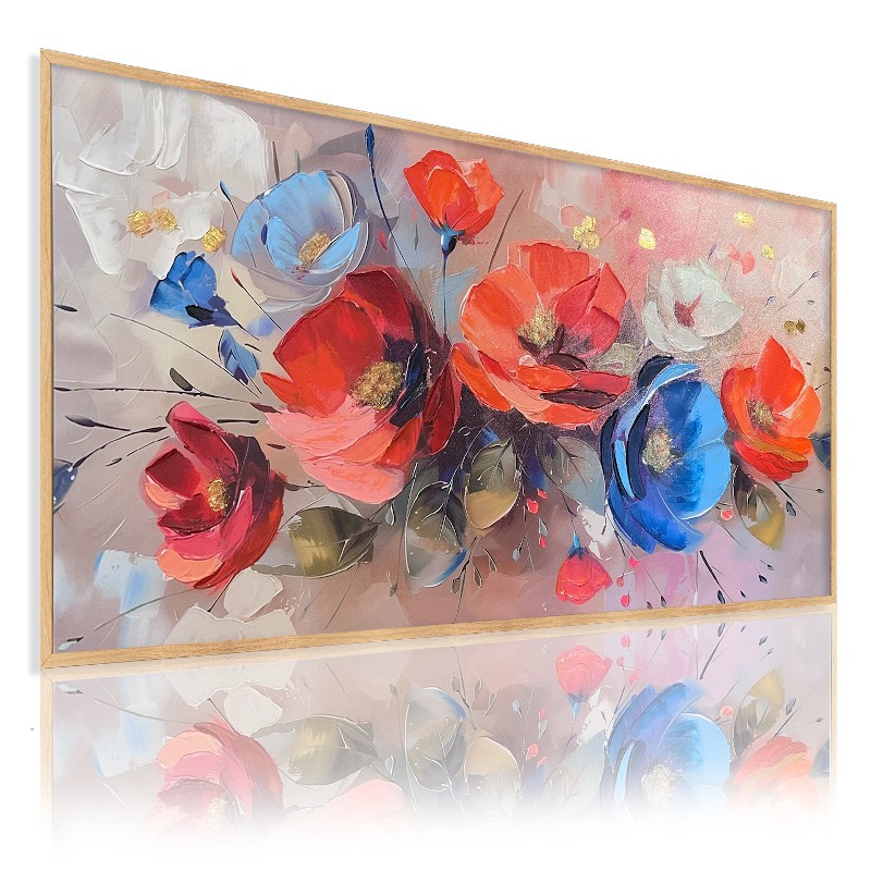 CUADRO PINTADO A MANO ARMONIA FLORAL