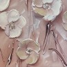 CUADRO PINTADO A MANO TEXTURA FLORAL