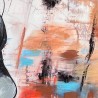 CUADRO PINTADO A MANO RETRATO ABSTRACTO
