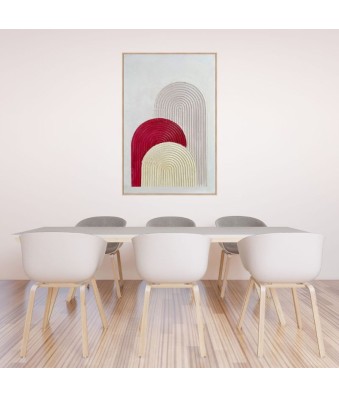 Cuadro en relieve con marco de madera Arcos