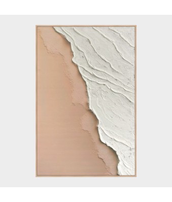 Cuadro en relieve con marco de madera Costa