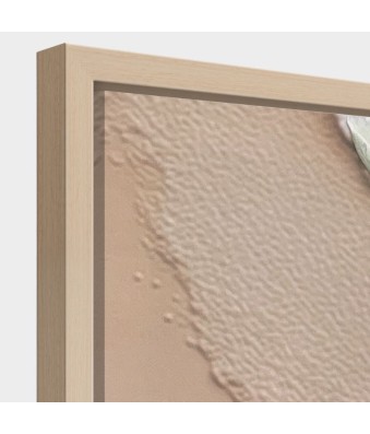 Cuadro en relieve con marco de madera Costa
