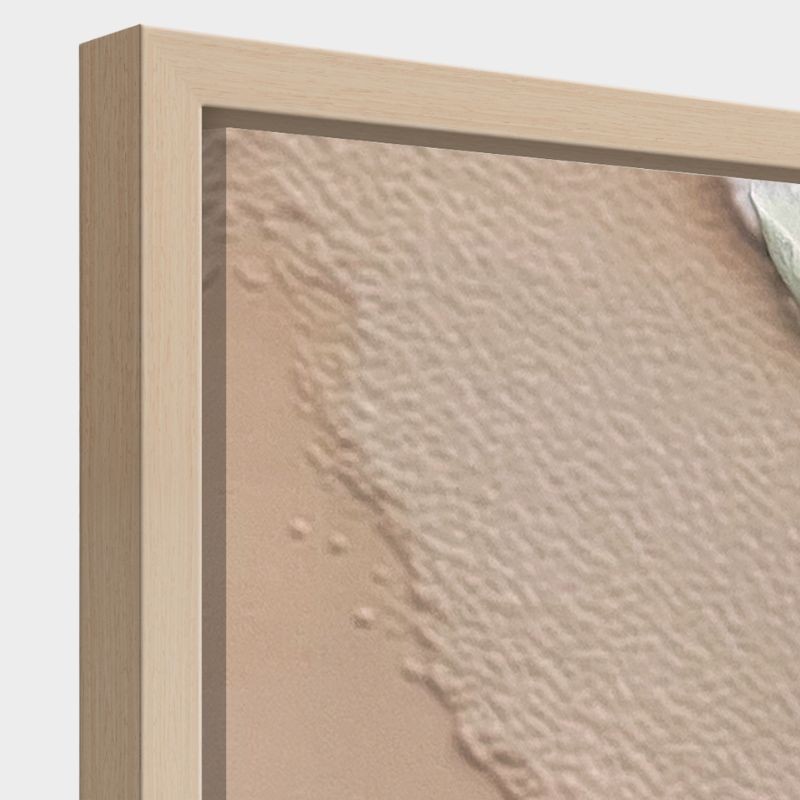 Cuadro en relieve con marco de madera Costa