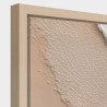 Cuadro en relieve con marco de madera Costa
