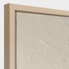 Cuadro en relieve con marco de madera Tessut