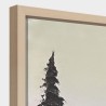 Cuadro en relieve con marco de madera Fauno